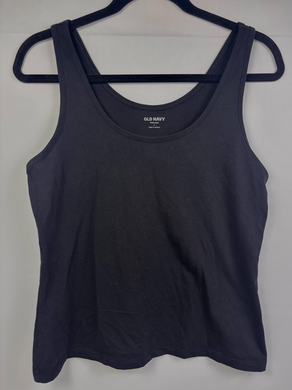 Old Navy Black Scoop Neck Tank Top